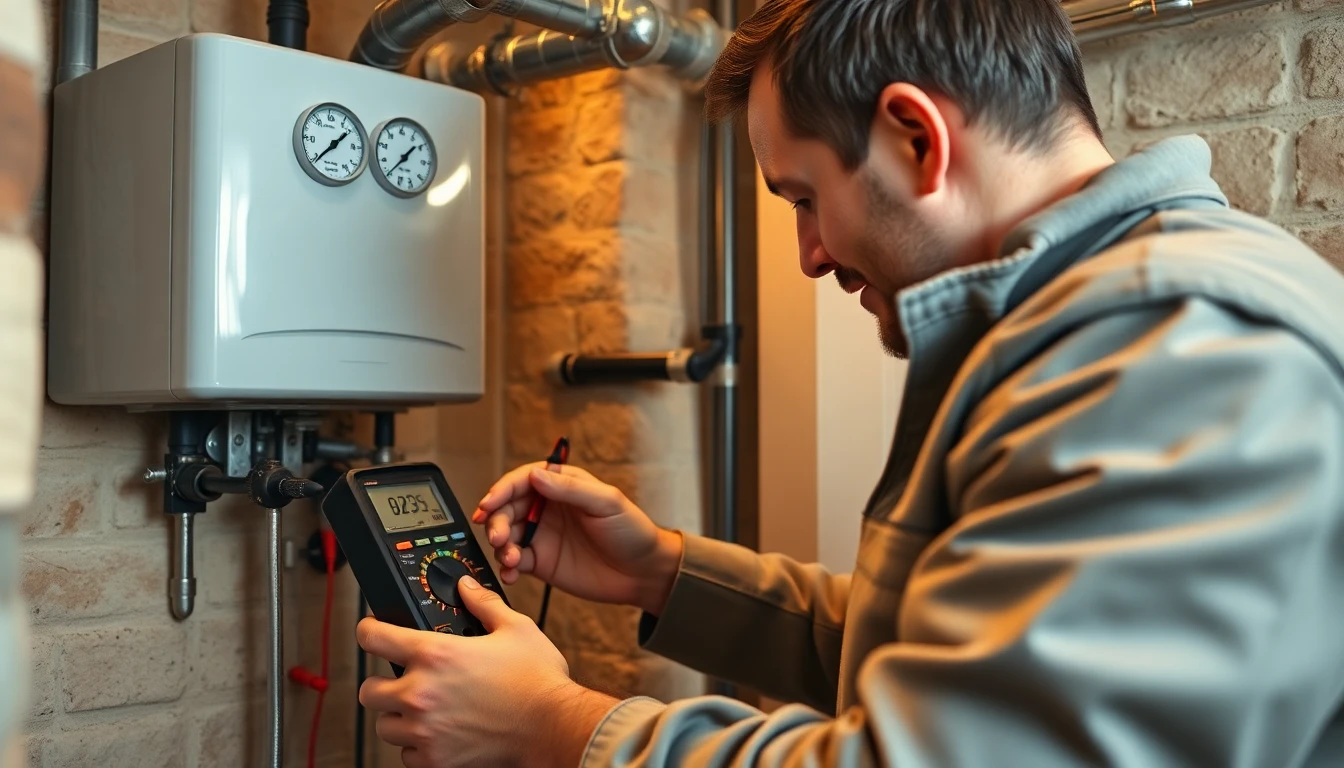 Heating system repair